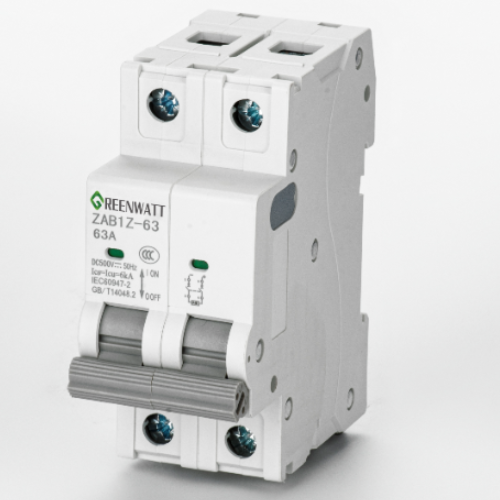 Disjuntor miniatura 2P 500V 16A DC